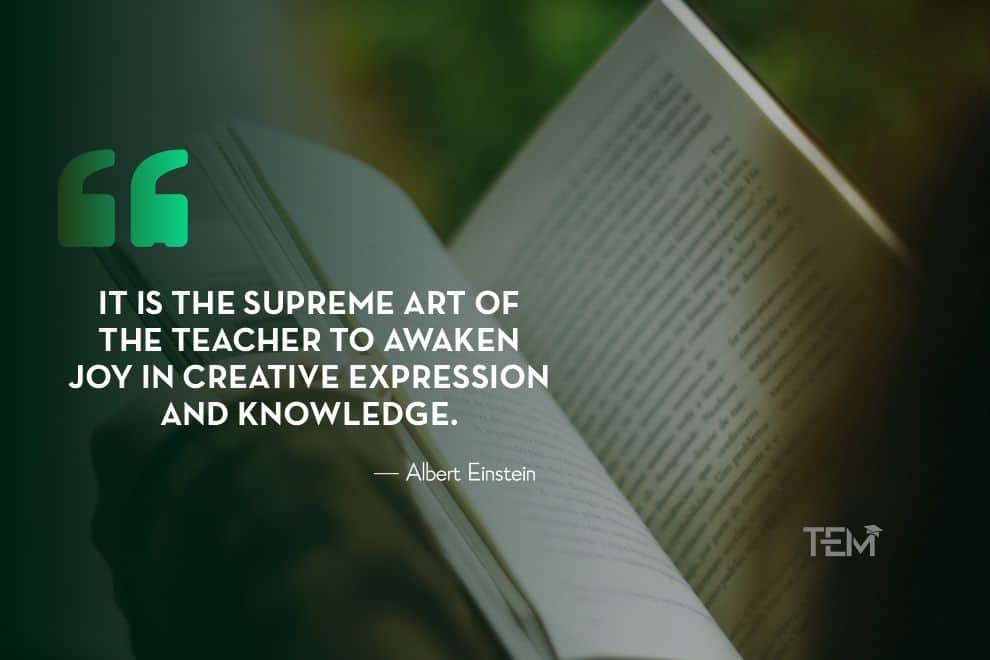 Albert Einstein Quotes on Teaching
