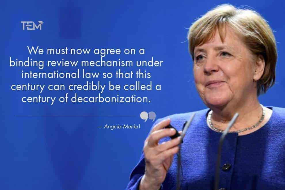 Angela Merkel climate change quotes