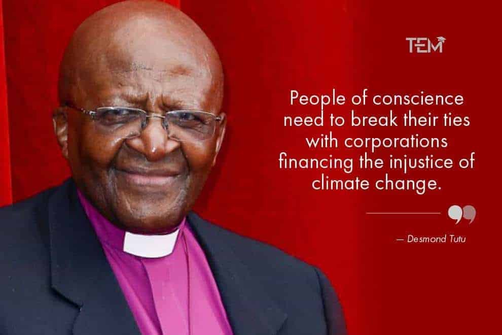 Desmond Tutu climate change quotes