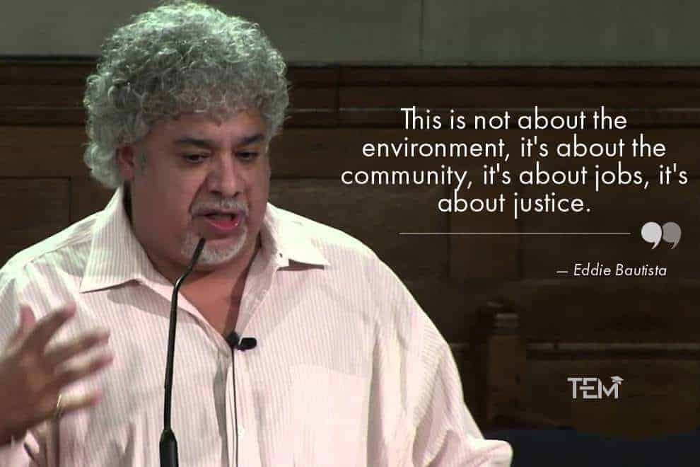 Eddie Bautista climate change quotes