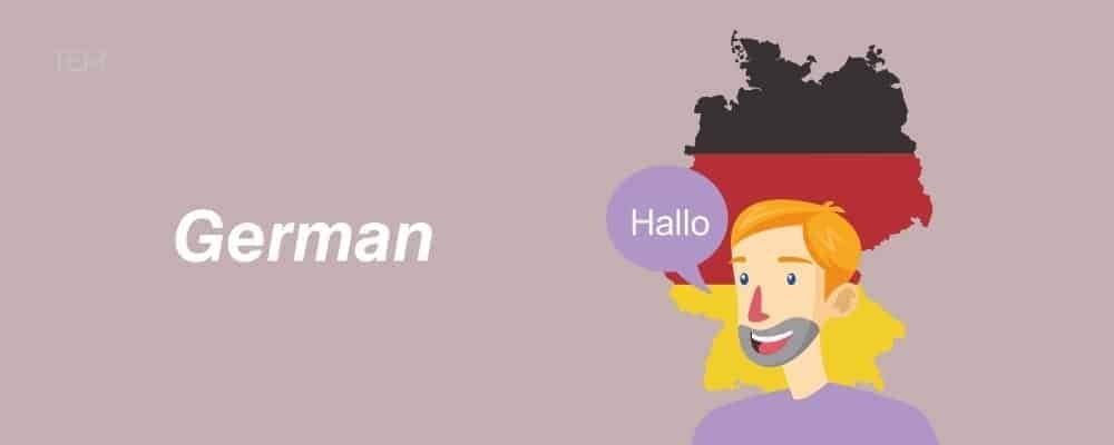 German German language