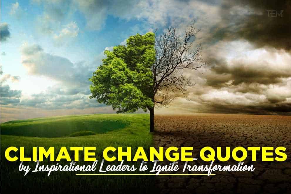 Leonardo Di Caprio climate change quotes