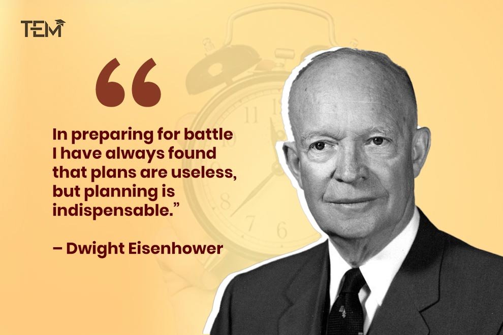 Inspirational Time Management To Unlock Productivity Dwight-Eisenhower