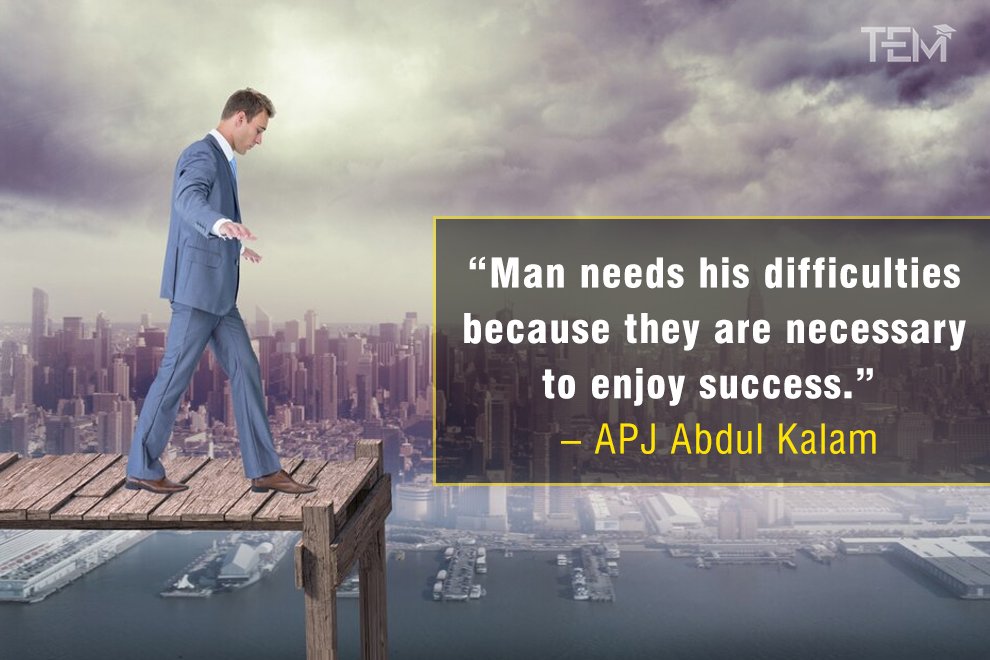 Man needs his difficulties because they are necessary to enjoy success Man needs his difficulties because they are necessary to enjoy success.