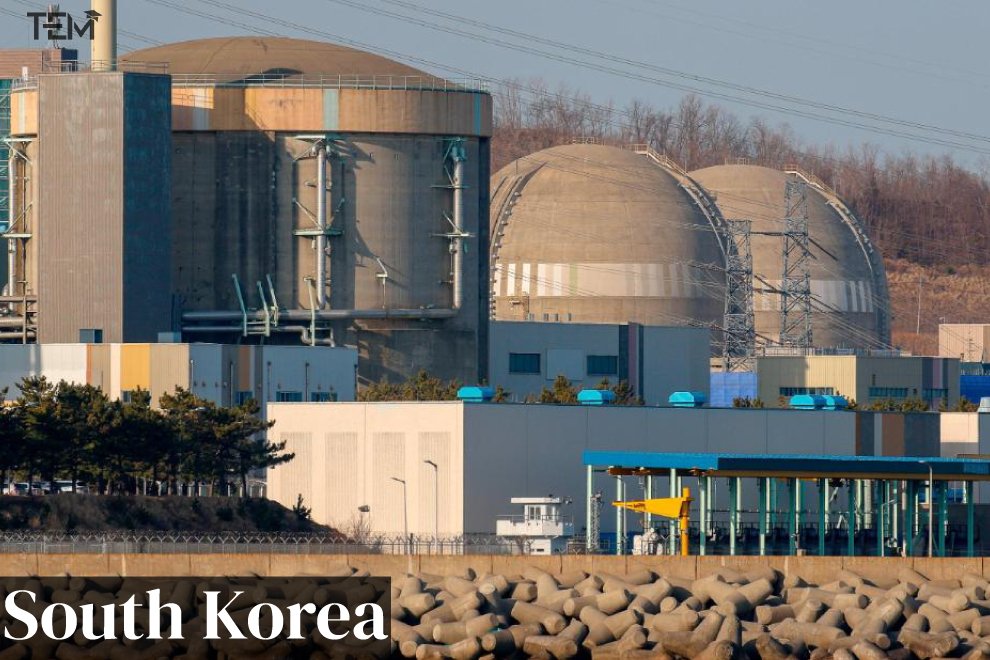 Nuclear Energy-Producing Countries South Korea South-Korea