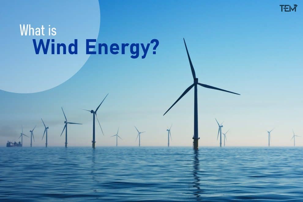 Wind energy is created using wind turbines, which consist of three blades that spin by the force of the wind What-is-wind-energy